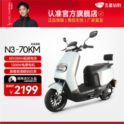 五星钻豹 电动摩托车 梦幻冰晶绿/钢琴黑/合金白