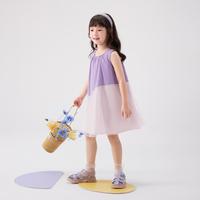 【网纱拼接】夏装女童裙子儿童公主裙连衣裙薄款背心裙无袖裙礼服