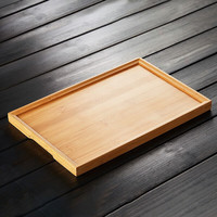 绿昌明 竹子茶盘实木茶具托盘功夫茶盘居家茶台茶具配件收纳果盘茶托