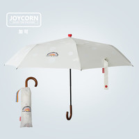 加可 JOYCORN 波点雨伞 遇水变色折叠伞 春夏晴雨两用便携防雨雨具 米白色
