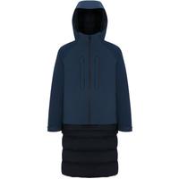 【好物】800蓬轻奢鹅绒一衣多穿男式羽绒服羊毛拼接外套