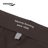 Saucony索康尼男子运动训练透气双层短裤 泥土色CO021 M