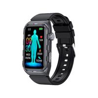 福池五脏检测脉冲理疗高精度无创血糖监测手环血脂尿酸监测健康运动血氧血脂血压免扎针检测【黑色】