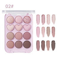 COLORGRAM 眼影盘12色新手哑光修容腮红卧蚕眼线