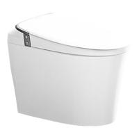 九牧（JOMOO）轻智能马桶家用釉面一体机全自动虹吸节水恒温座圈抗菌防臭坐便器 【带水箱脚感冲水】SQ6442 400坑距（390以上选择）