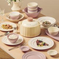 悠米兔 釉下彩餐具套装碗碟陶瓷碗家用2025新款乔迁碗盘筷碗具