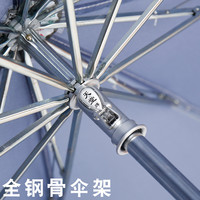 天堂雨伞大号晴雨两用伞男生双人太阳伞女遮阳印刷logo广告伞 防晒防雨-- 淡紫色
