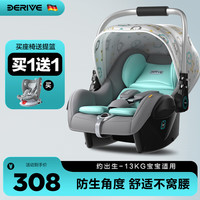 DERIVE 德睿汽车用婴儿提篮车载儿童座椅新生儿宝宝提篮式便携 动物王国