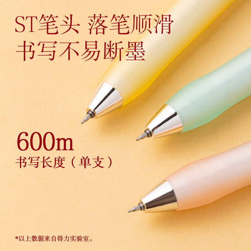 【锦鲤系列】4支速干ST头按动笔