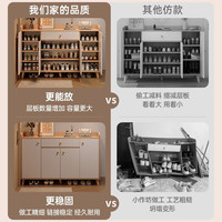 实木鞋柜家用门口入户门2025玄关储物收纳柜一体靠墙楼道鞋架