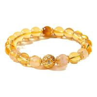 珥柒普陀山黄水晶手链招财转运珠女款轻奢暴富手串本命年送女 【官方正品】来自普陀山的礼物