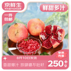 京鲜生 每斤4元：京鲜生 大号四川会理突尼斯软籽石榴 净重4.5斤（单果250g+）