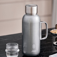 CKZSU日本进口品质纯钛焖茶壶保温壶内胆纯钛真空保温长效保温钛壶