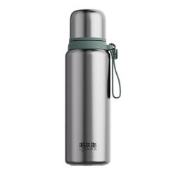 HAERS 茶水分离保温杯 316L不锈钢内胆 本色 660ml