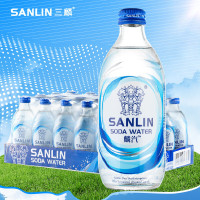 三麟 苏打水原味350ml*24瓶