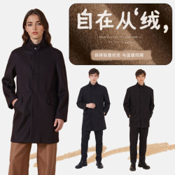 阿仕顿 秋冬反季高品质中长款羊毛大衣