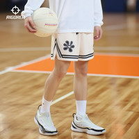 准者篮球短裤夏季男士透气美式不过膝短裤休闲四分运动裤 雾霾黑 3XL