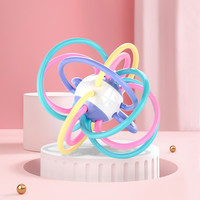 集得 JDCOCO 曼哈顿球手抓球婴儿磨牙棒宝宝牙胶咬咬乐口咬胶摇铃玩具