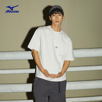 Mizuno美津浓春夏男女同款宽松圆领短袖T恤HERITAGE系列 3XL