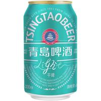 今日必买:青岛啤酒 干啤 轻干系列 0糖 330mL*24罐 整箱装