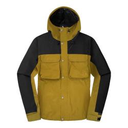 北面 冲锋衣男户外保暖防风防泼外套83UQ 苔藓绿/5HO 3XL