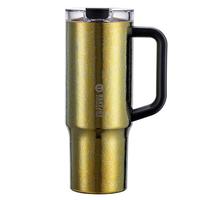 富光拾喜 FUGURNG BESTJOY）钛杯保温杯大容量冰霸杯带把手闪耀金1000ml礼盒装