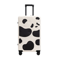 不莱玫 bromen大容量行李箱熊猫插画箱登机箱旅行箱女密码拉杆箱