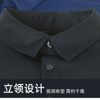 岩云POLO衫男士夏季轻薄透气男户外运动舒适柔软速干polo衫短袖