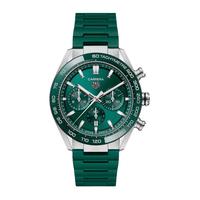 泰格豪雅TAGHeuer卡莱拉系列绿色表盘男士机械腕表 CBN2A1N.FT6238