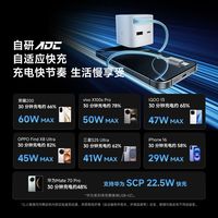 百亿补贴：酷态科 CP6 67W快充 自带伸缩线 2C1A 充电器 抽福袋下单只要96元