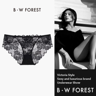 B·WFOREST 维多利亚性感蕾丝内裤女生2025夏季薄款透气纯欲无痕三角裤女 四件装组合A L