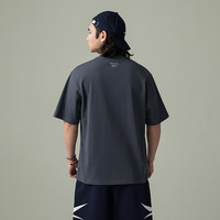 Reebok锐步25夏季男女同款经典印花舒适百搭运动休闲T恤 L