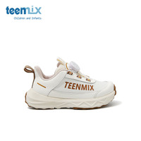天美意天美意童鞋儿童运动鞋女童鞋子男童老爹小白鞋2025春季中大童 米色 36