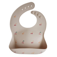 Mushie 儿童硅胶围兜婴儿辅食饭兜防水宝宝吃饭喂饭神器