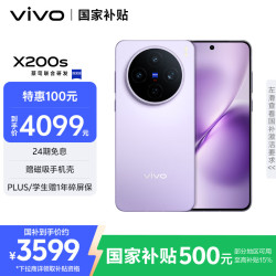 vivo X200s 5G手机 12GB+256GB 淡紫