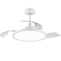 LASHI/朗上照明 全光谱护眼 风扇灯  超薄款-使用8-11㎡-三色调光 自然光（3300K-5000K） 49-60W（含） 1个