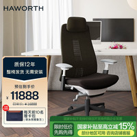 海沃氏 HAWORTH fern顶配含腰托含头枕老板椅办公电脑椅旋转座椅办公椅子棕色顶配 顶配（含腰托头枕））