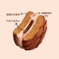 好丽友派 巧克力派绵融派代餐饼干蛋糕早餐面包休闲零食糕点心小吃 【派】巧克力味