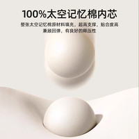 浪莎(langsha)记忆棉单人床垫宿舍床垫0.9m1.9m榻榻米乳胶垫子床褥海绵软垫 印花双拼-白紫【厚约10cm】 90x190cm【抗菌防螨 抗压防塌】