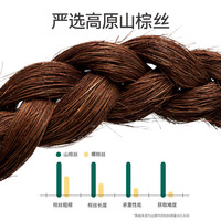 大自然山棕床垫 可榻榻米床垫 护脊偏硬1.8x2米床垫 岚栖H3 7CM 120*200