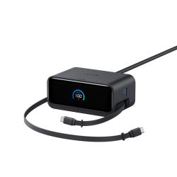 Anker 100W快充 充电器 伸缩数据线  单Type-C口 线充套装 100W 黑