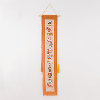 中川政七商店 房饰挂毯壁毯十二生肖祝寿送礼30*112cm礼物12生肖墙壁装饰 房饰挂毯 十二生肖乡土玩具