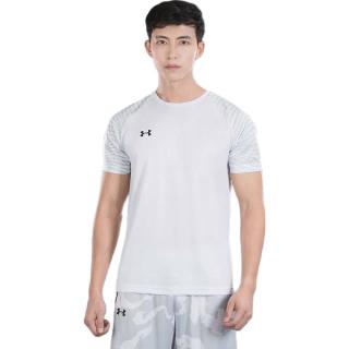 安德玛 男子短袖T恤针织上衣 足球服运动训练服 2XL