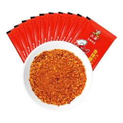六婆 辣椒面蘸料烧烤调料香辣干碟烤肉火锅蘸碟串串卤菜饺子烤肠轻食 2g*10袋辣椒面