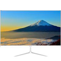 航嘉(Huntkey)23.8英寸100Hz显示器 IPS全高清广视角低蓝光 白色三微边家用办公娱乐显示器M2432F/W