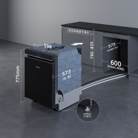 西门子 SIEMENS 重磅｜西门子极净魔盒3.0Max HB11 嵌入式洗碗机