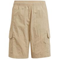 adidas阿迪达斯三叶草男童五分裤工装风多口袋短裤IX7598