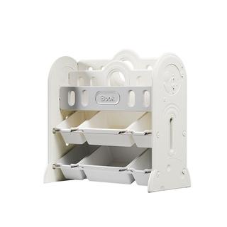 babyviva 儿童书架 4层 87x40x84cm 绘本玩具收纳架