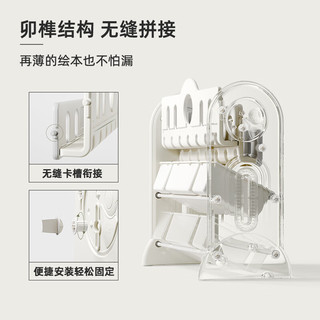 babyviva 儿童书架 4层 87x40x84cm 绘本玩具收纳架