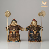 铜师傅 铜摆件《护宅门神》家居铜工艺品 客厅办公室装饰品